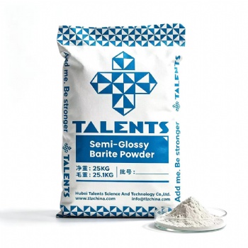 Semi-Glossy Barite Powder